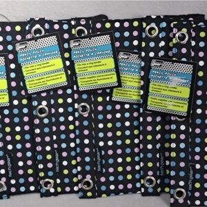 Tech Gear Grey 3-Ring Binder Pencil Pouch Case Lot of 5 Zip Bags – NEW